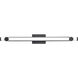 Bowman LED 35.88 inch Matte Black Vanity Light Wall Light