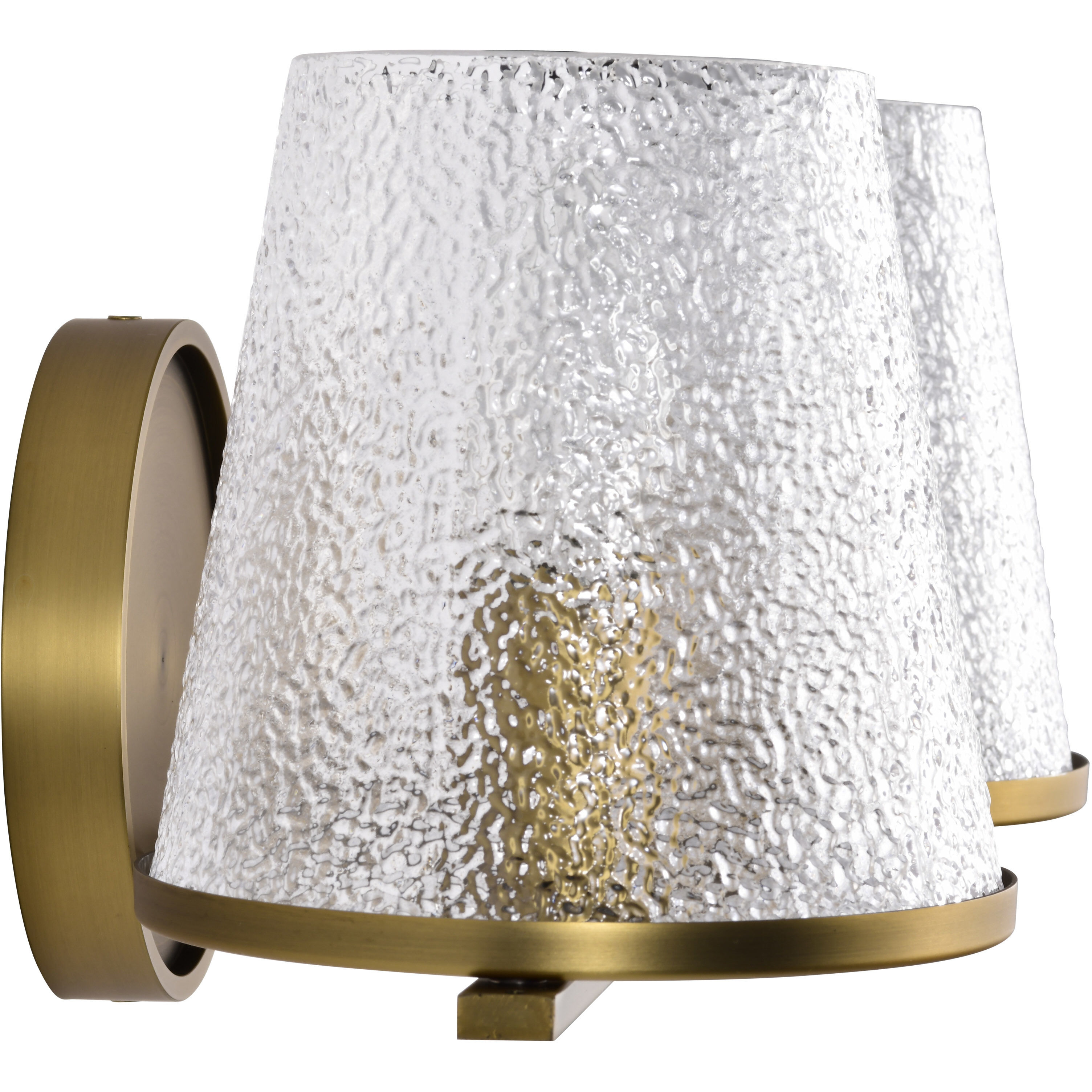 Valentine 16 inch Vintage Brass Vanity Wall Light