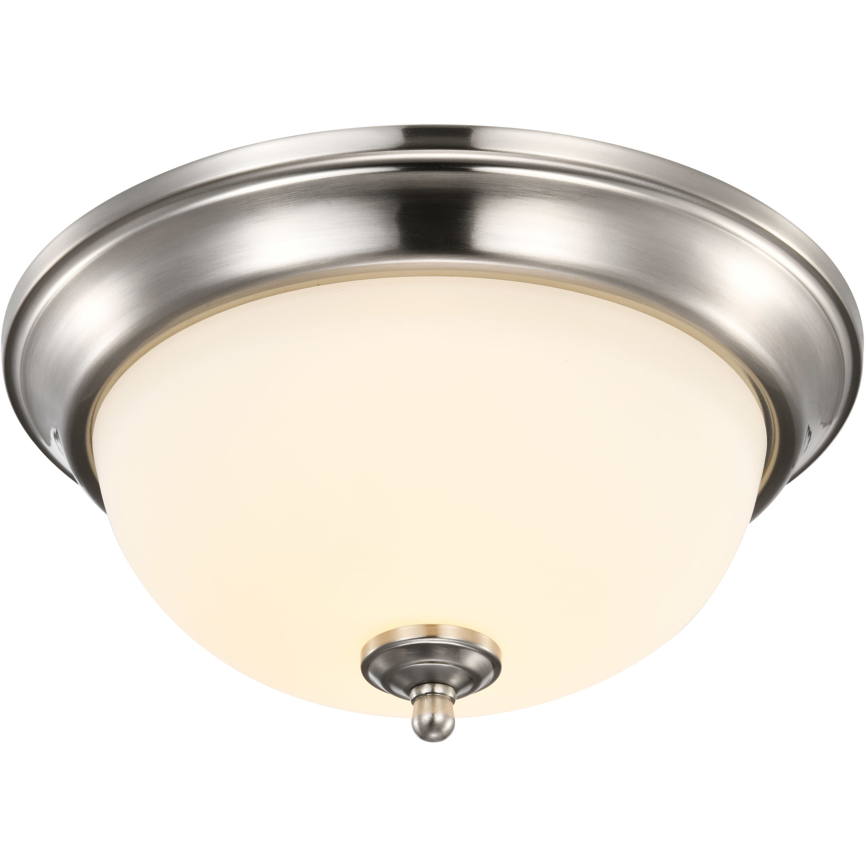 Brentwood LED 13 inch Brushed Nickel LED Flush Mount Ceiling Light