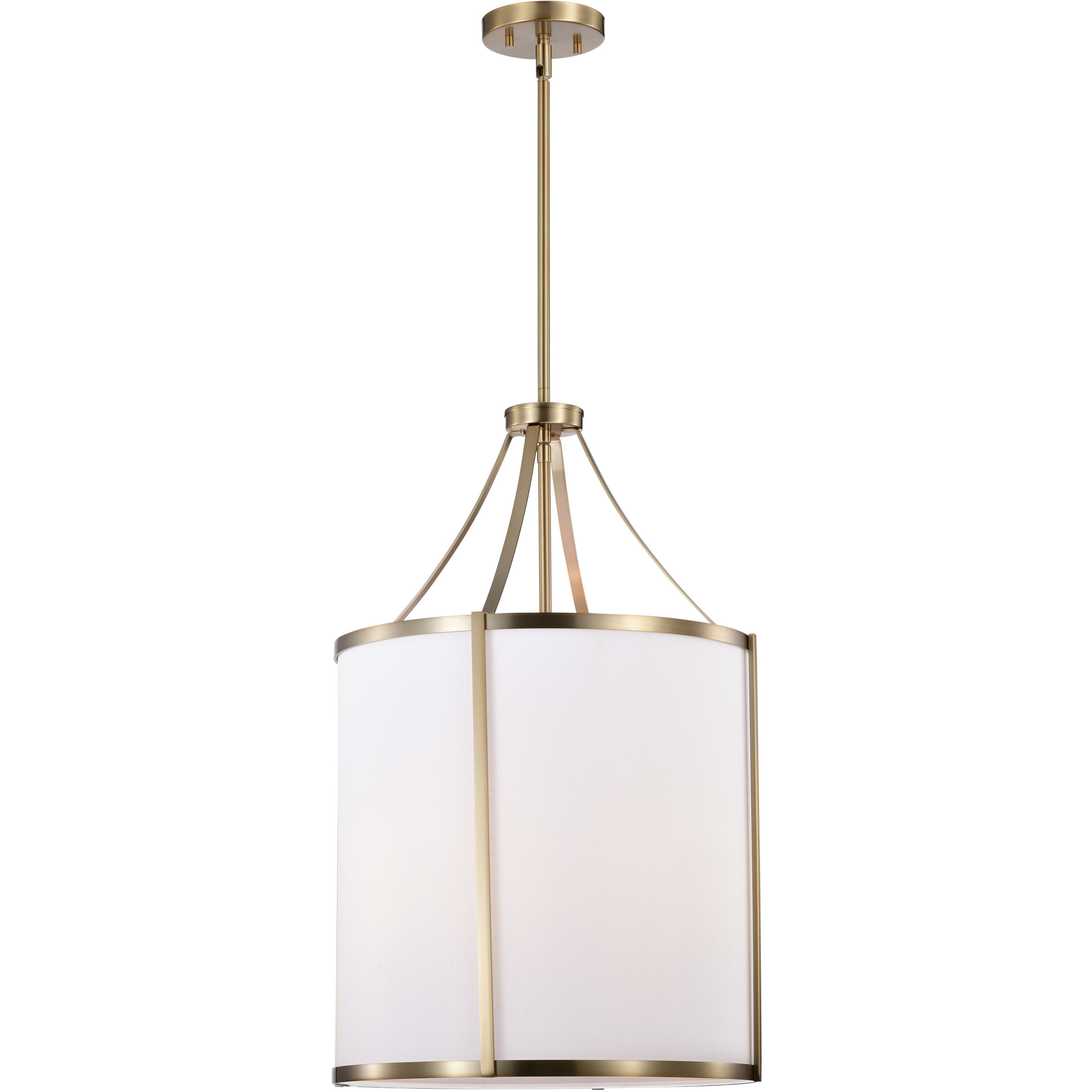 Easton 3 Light 16 inch Burnished Brass Pendant Ceiling Light