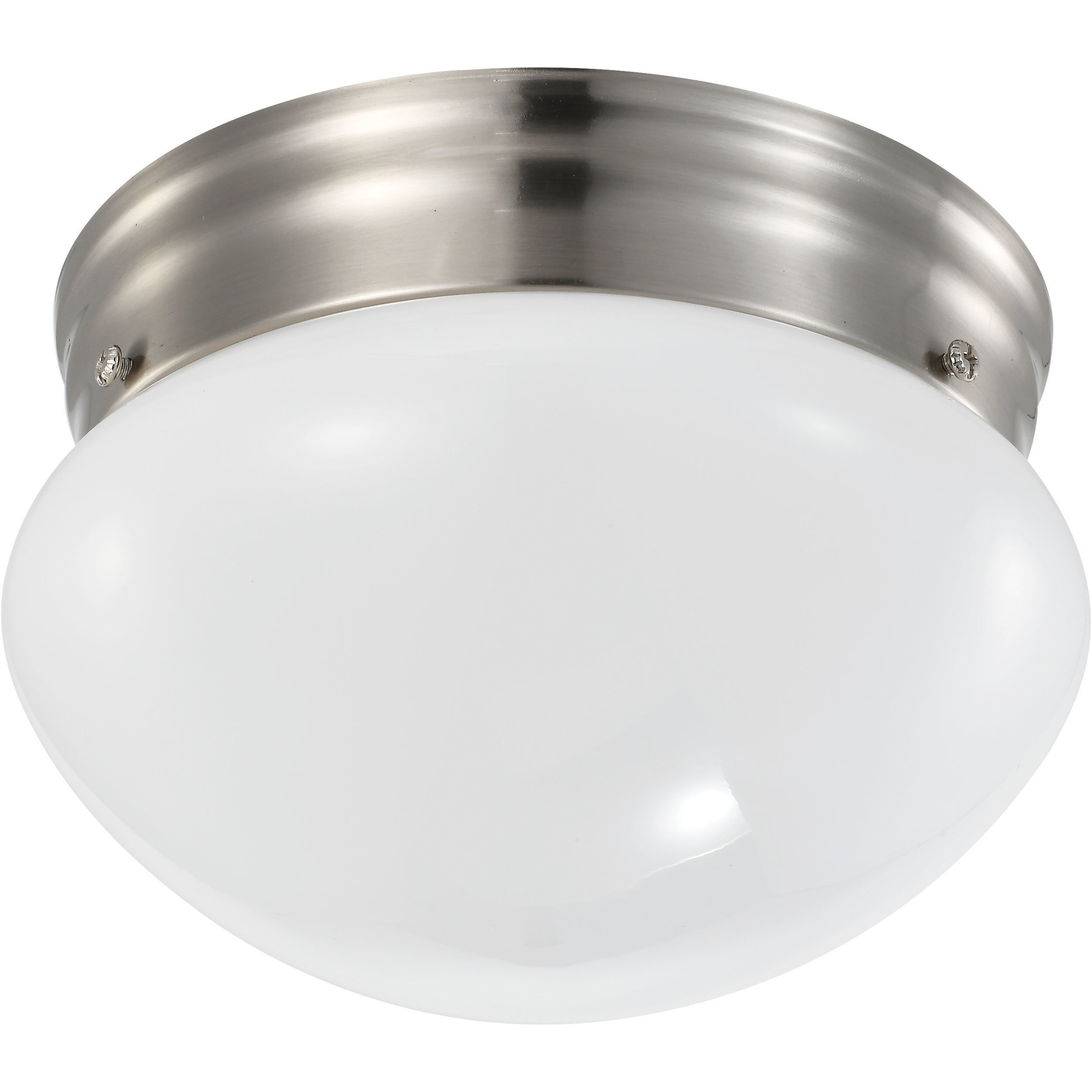 Brentwood LED 7 inch Brushed Nickel Flush Mount Ceiling Light