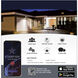 Starfish LED 8.46 inch White Outdoor Security Light