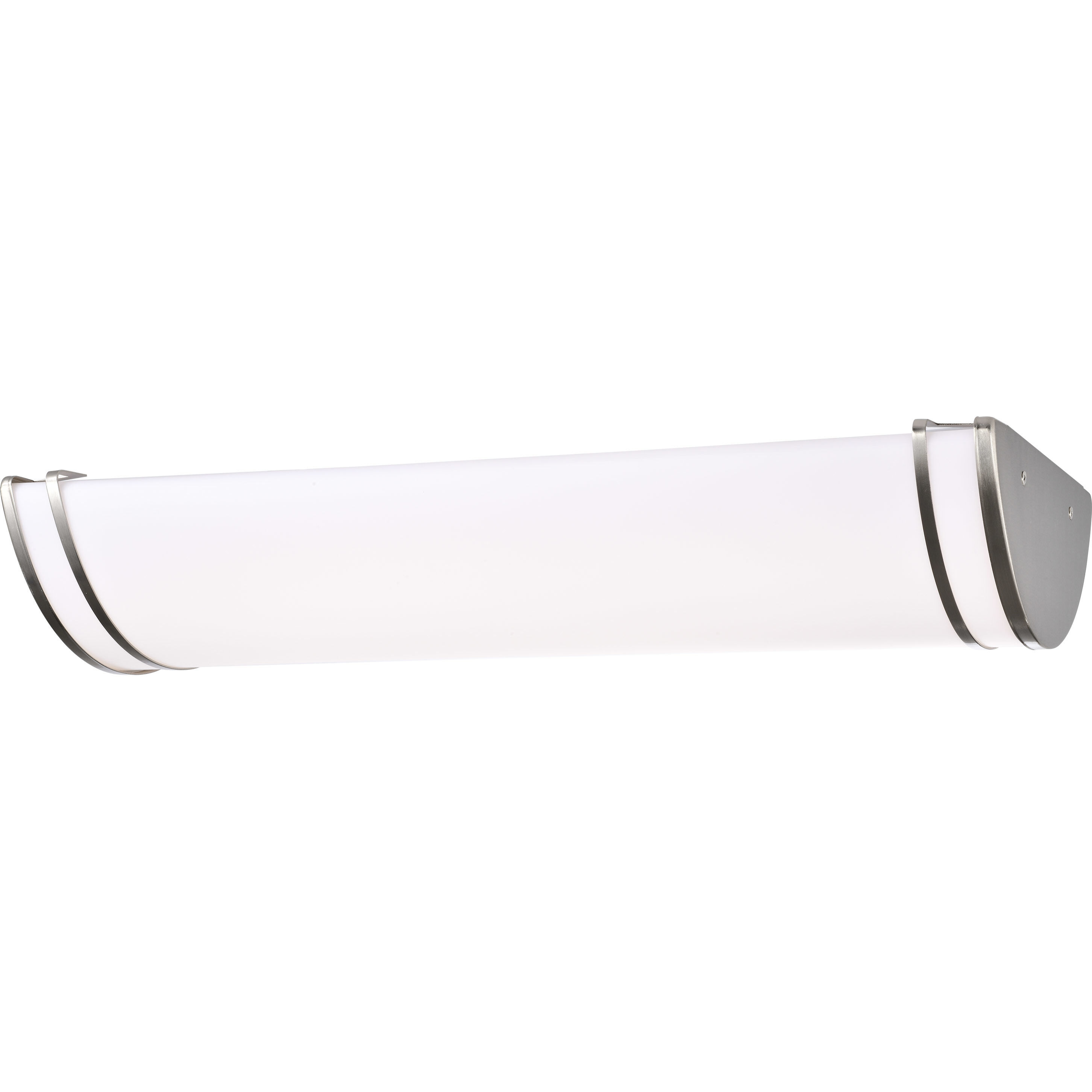 Glamour LED 12 inch Brushed Nickel Linear Flush Ceiling Light