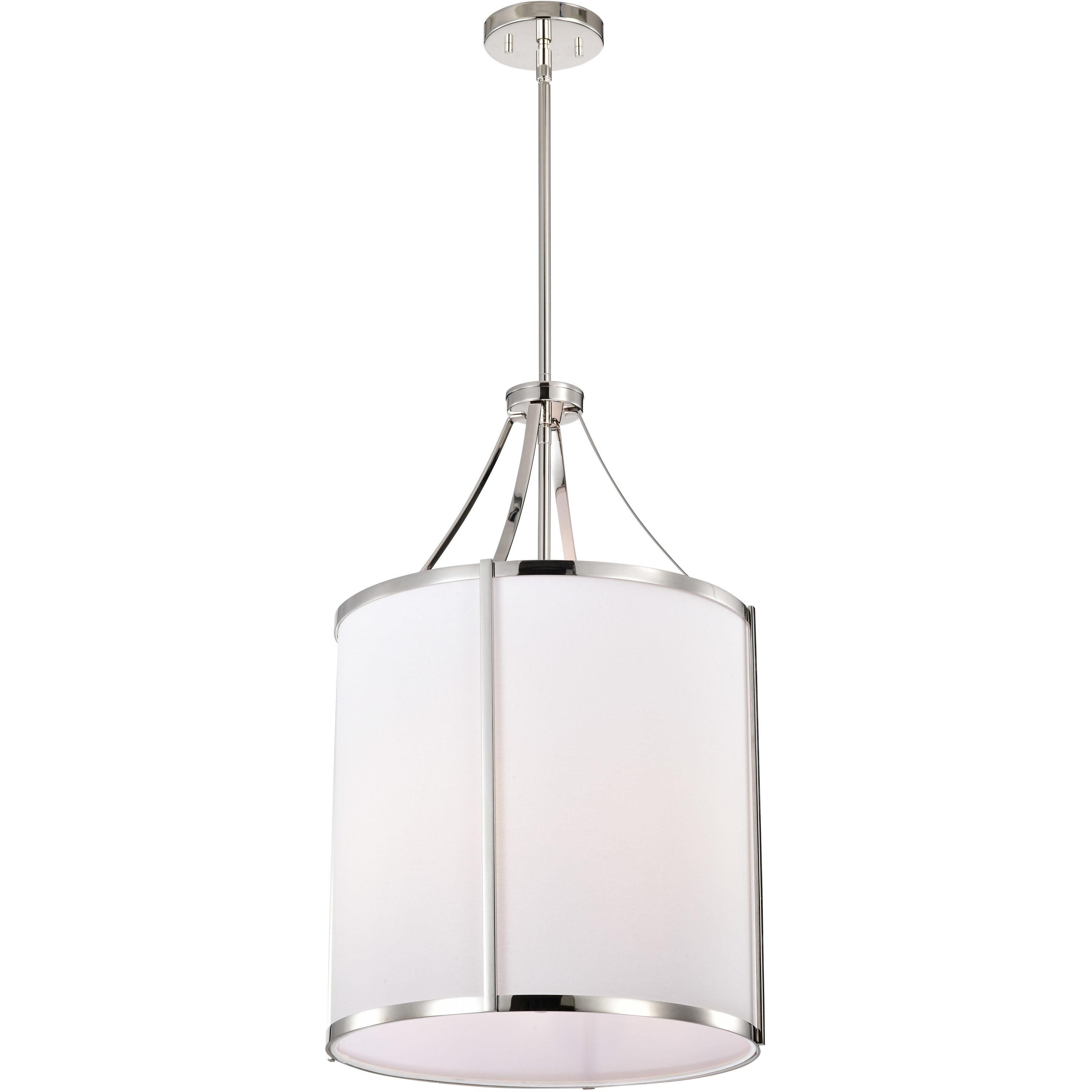 Easton 3 Light 16 inch Polished Nickel Pendant Ceiling Light