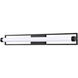 Canal LED 36 inch Matte Black Bath Vanity Light Wall Light