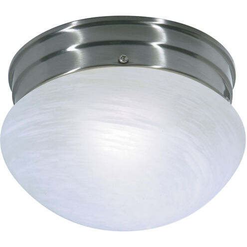 Brentwood 1 Light 8 inch Brushed Nickel Flush Mount Ceiling Light