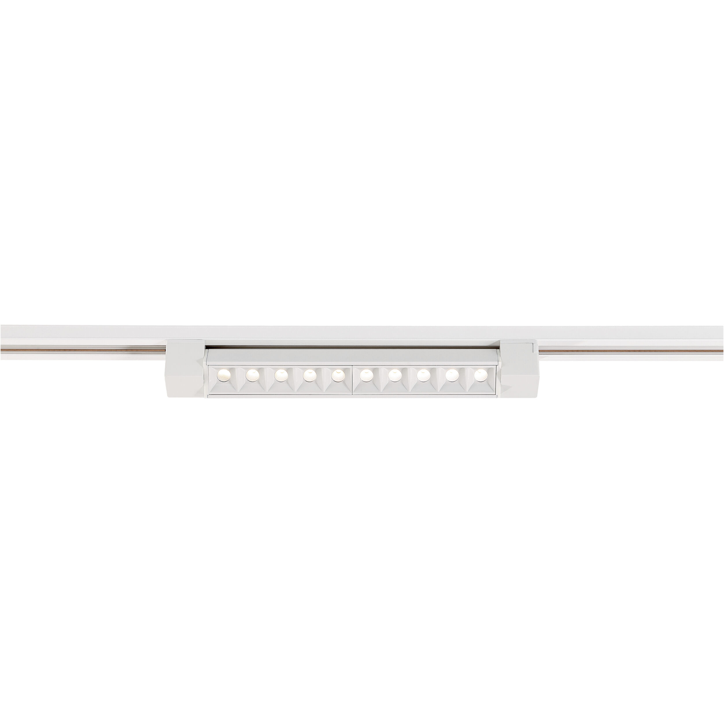 Brentwood 120 White Track Head Ceiling Light
