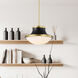 Lafayette 1 Light 18 inch Matte Black Pendant Ceiling Light