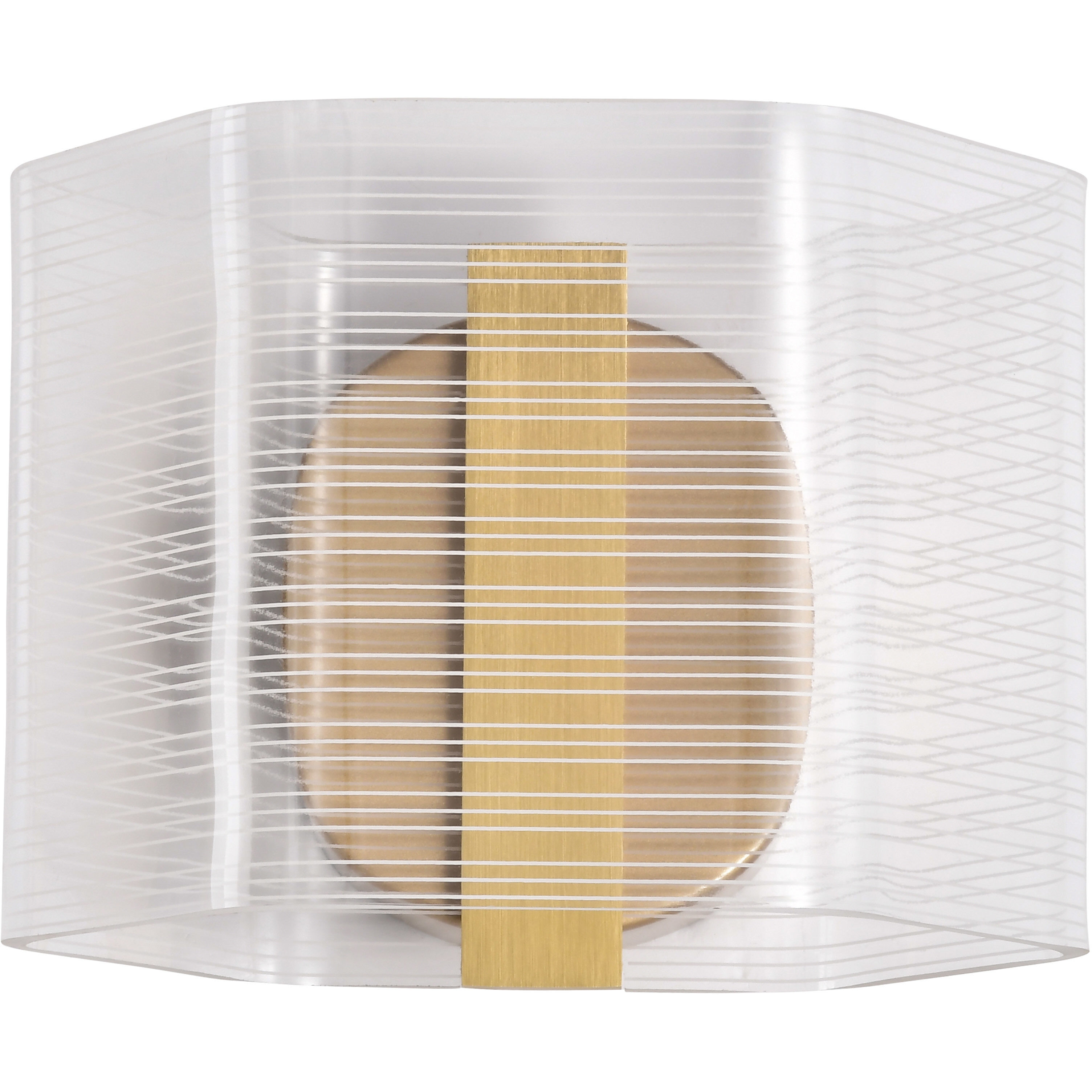 Kenzo LED 7.63 inch Polished Anodized Bronze Vanity Wall Light