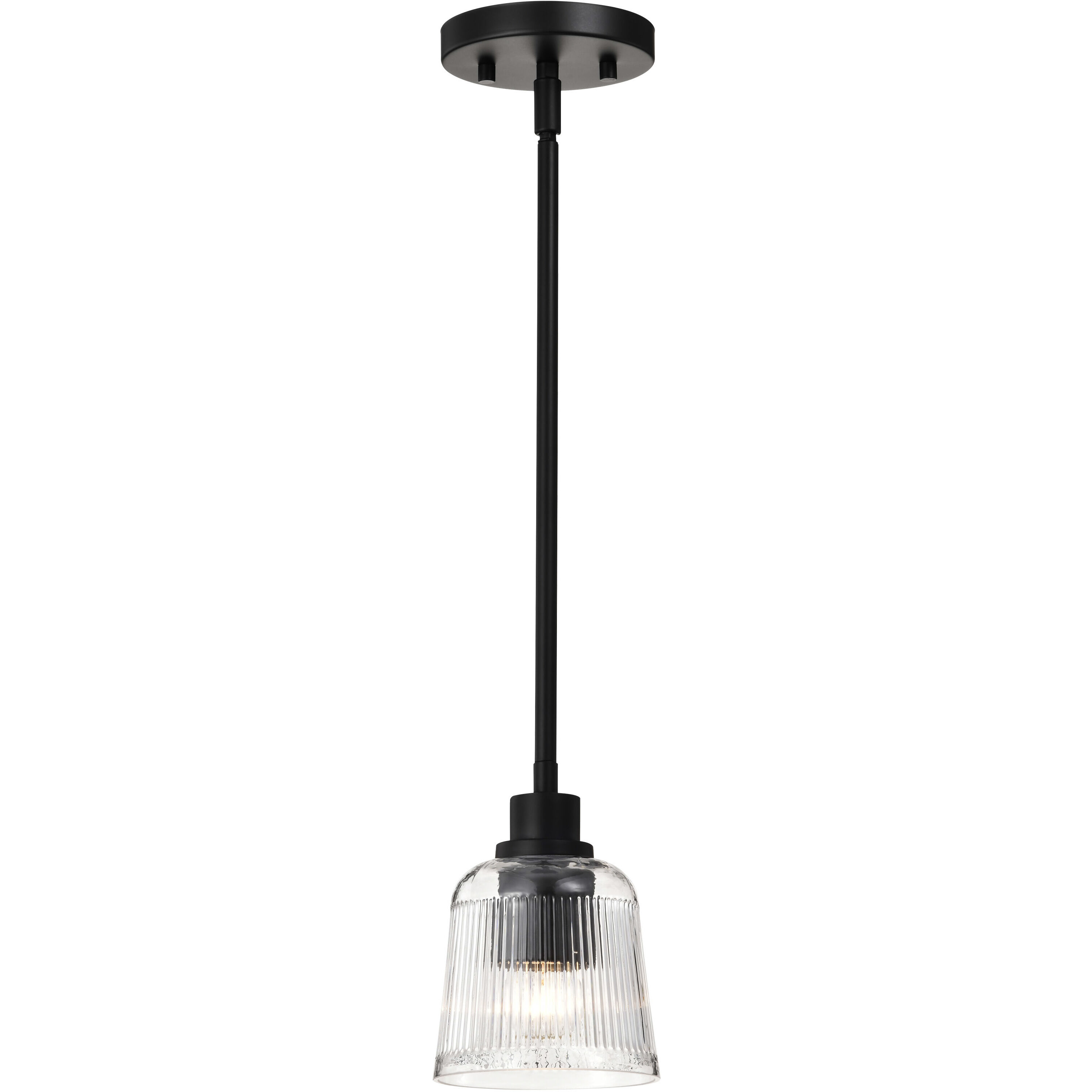 Grayson 5 inch Matte Black Pendant Ceiling Light
