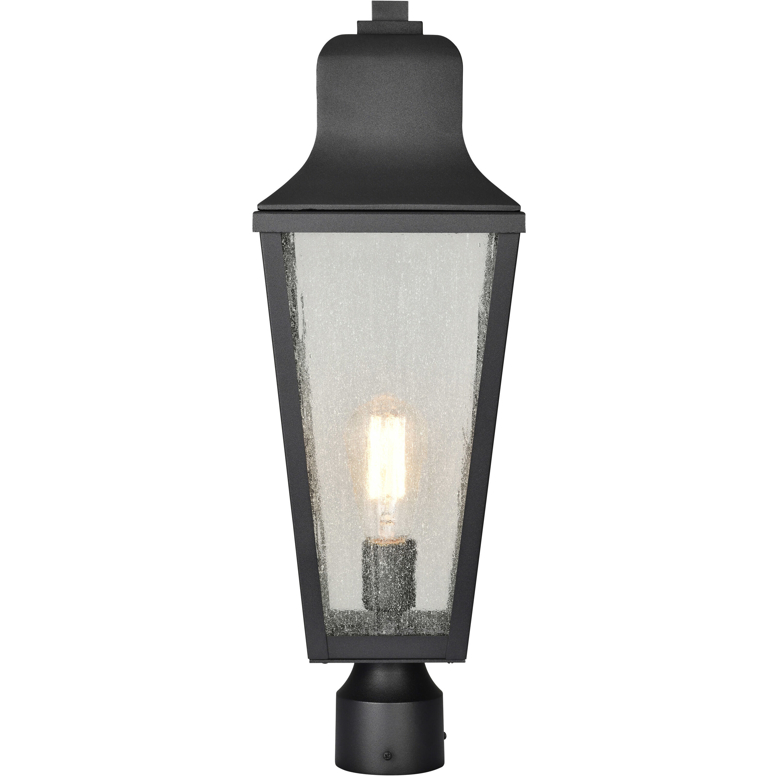 Lawrence 1 Light 22.75 inch Matte Black Outdoor Post Light