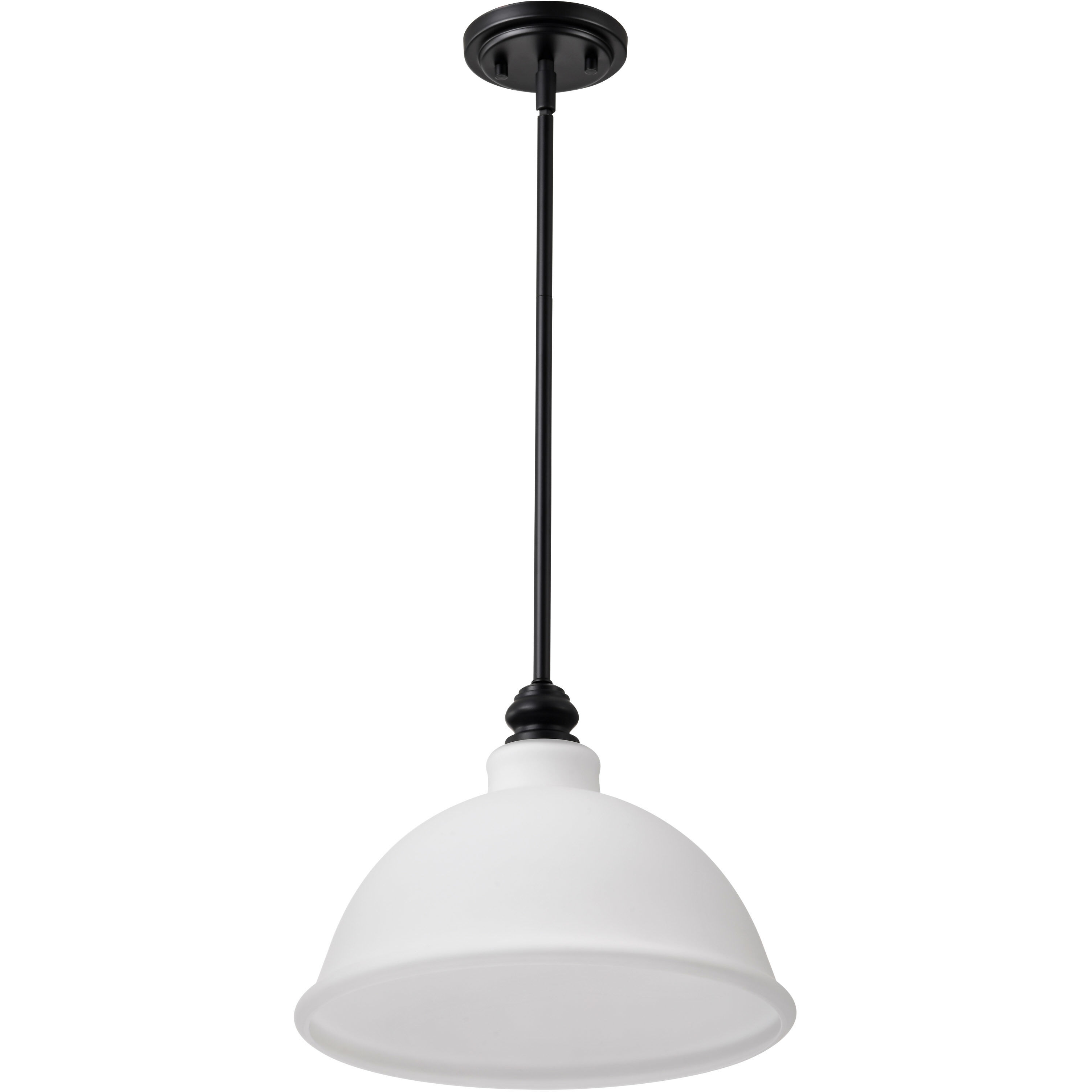 Russel 14 inch Matte Black Pendant Ceiling Light