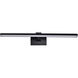 Hazel LED 35.8 inch Black Vanity Wall Light