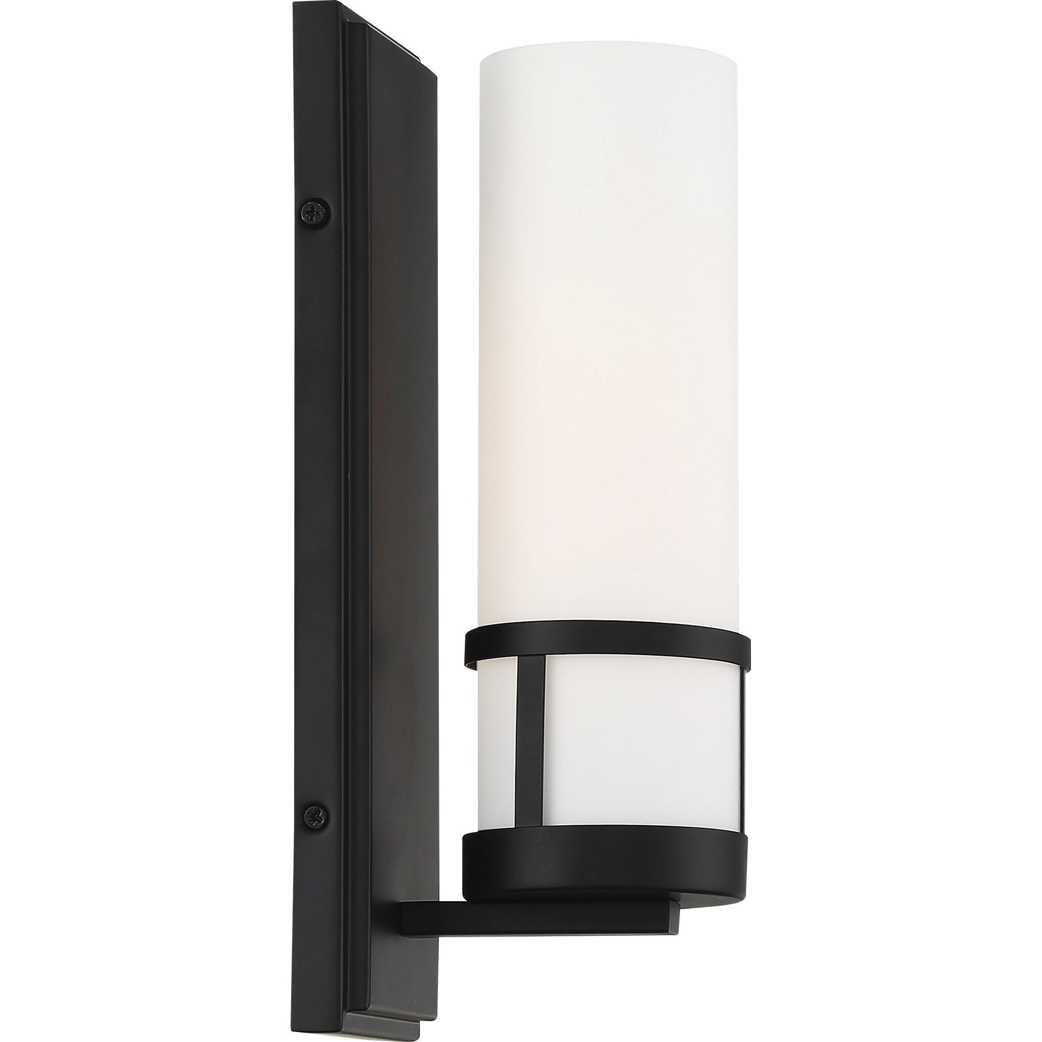 Caryle 1 Light 4.5 inch Aged Bronze and Opal Vanity Light Wall Light