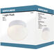 Brentwood 1 Light 8 inch White Flush Mount Ceiling Light