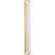 Velano LED 37.5 inch Brushed Brass Vanity Wall Light