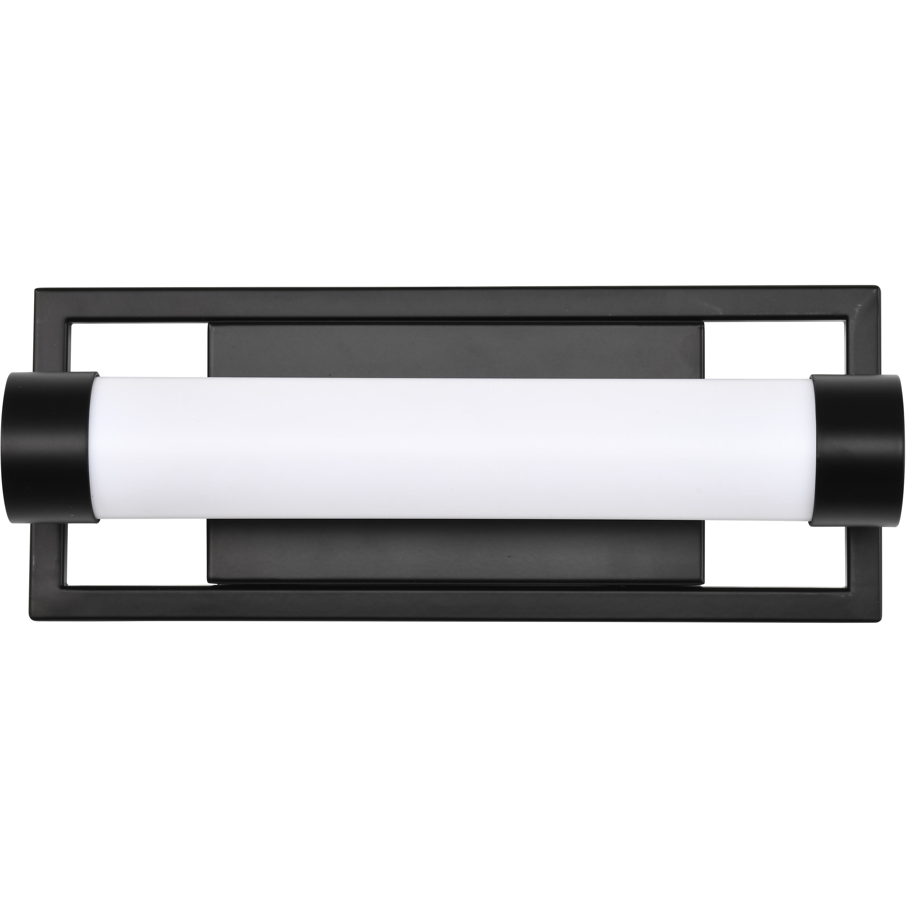 Canal LED 12 inch Matte Black Bath Vanity Light Wall Light