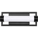 Canal LED 12 inch Matte Black Bath Vanity Light Wall Light
