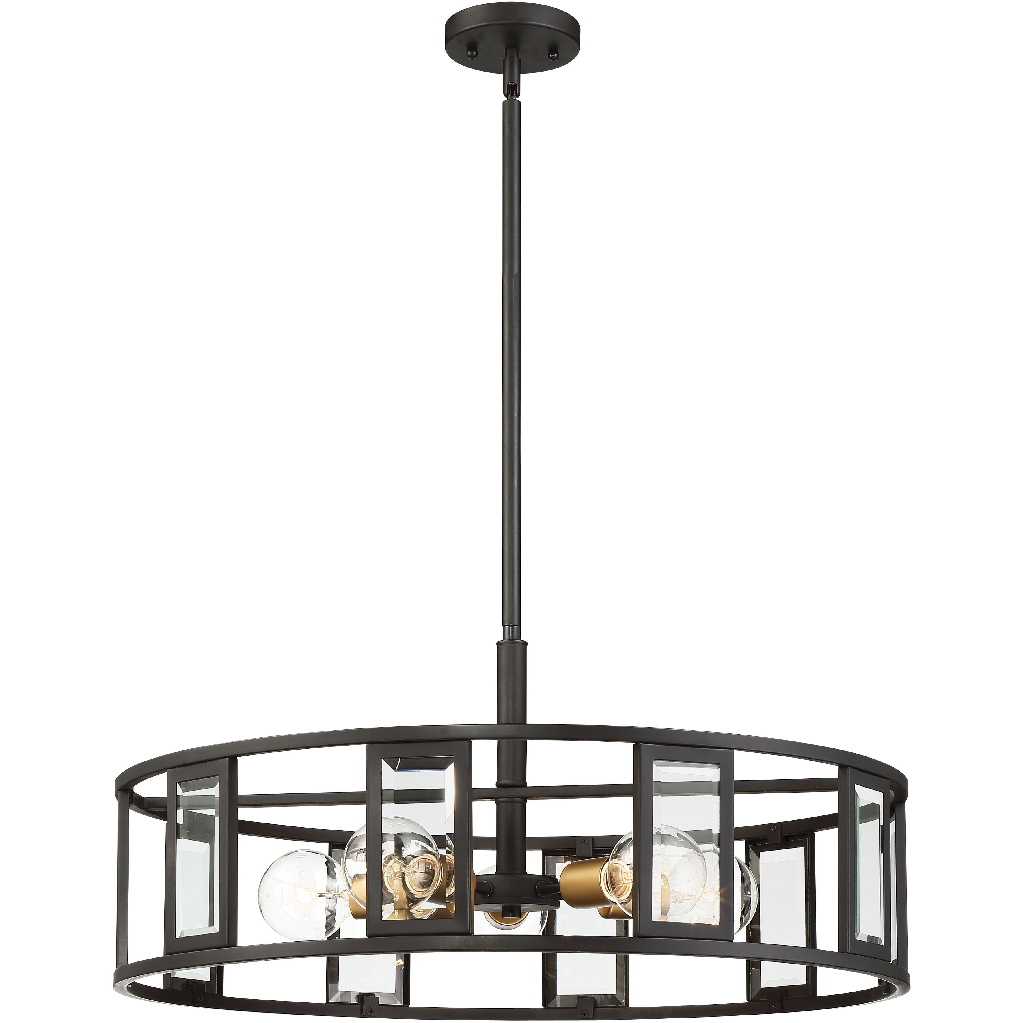Payne 5 Light 26 inch Midnight Bronze Pendant Ceiling Light