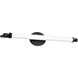 Edgeworth LED 27.75 inch Matte Black Vanity Light Wall Light