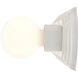 Brentwood 4 Light 24 inch Textured White Vanity Light Wall Light