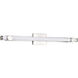 Bowman LED 35.88 inch Brushed Nickel Vanity Light Wall Light