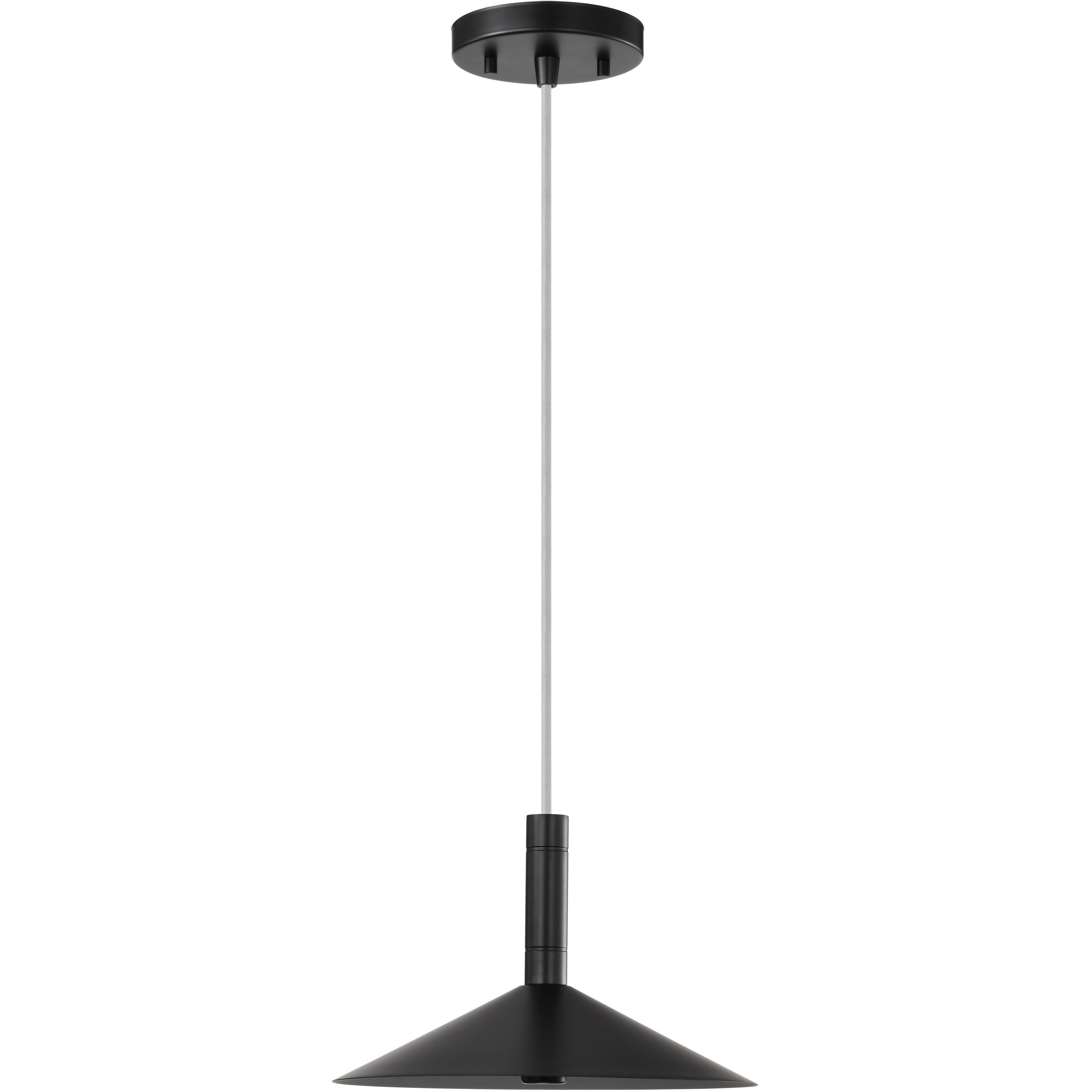 Corrine LED 9.88 inch Matte Black Pendant Ceiling Light
