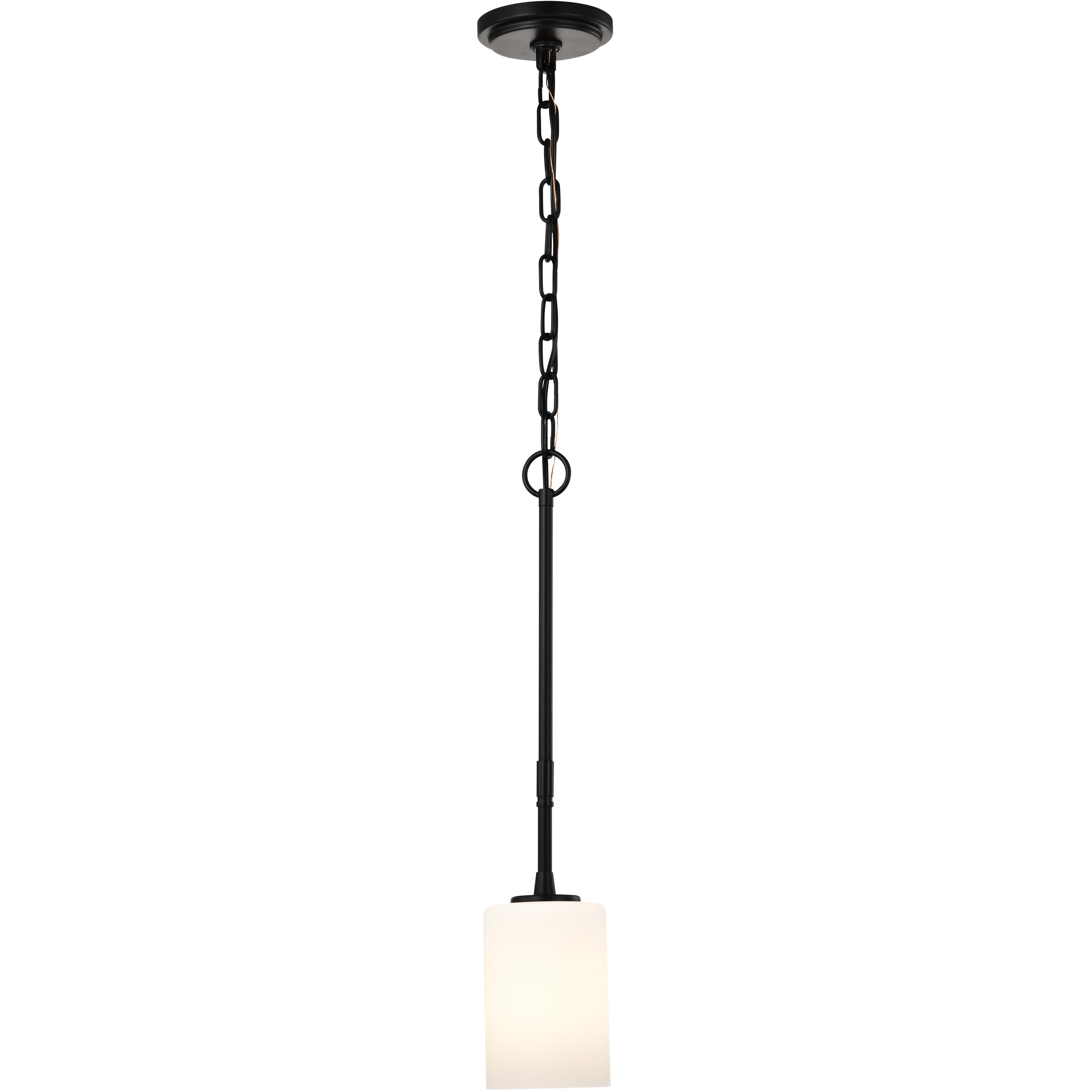 Liam 4.13 inch Matte Black Pendant Ceiling Light