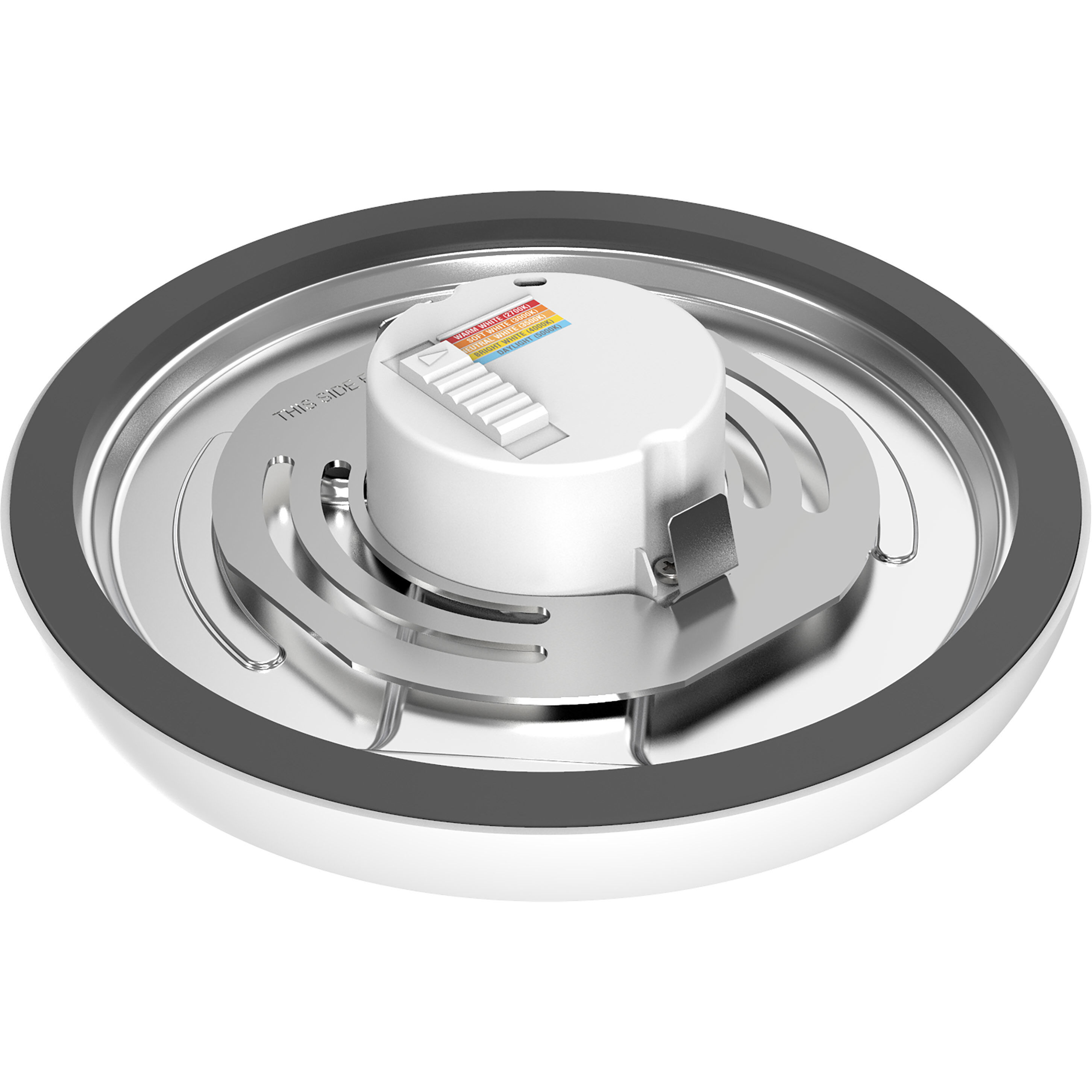 Blink LED 7 inch White Flush Mount Ceiling Light