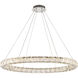 Asher LED 35.5 inch Polished Nickel Pendant Ceiling Light