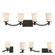 Laguna 4 Light 33 inch Forest Bronze Vanity Light Wall Light