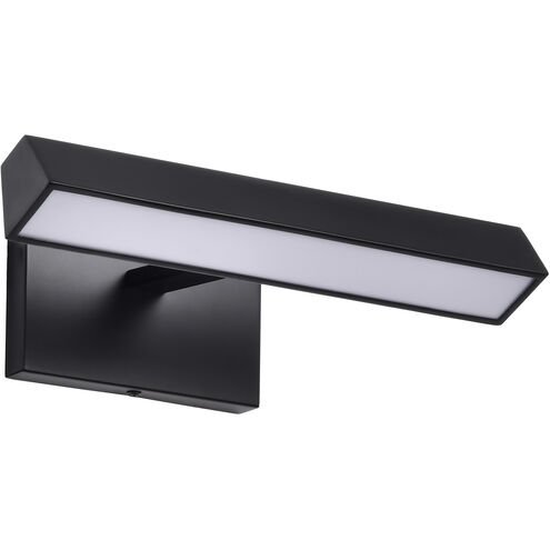 Mila LED 12.2 inch Black Vanity Wall Light