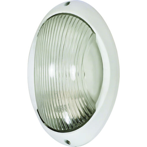 Brentwood 1 Light 11 inch Semi Gloss White Outdoor Bulk Head