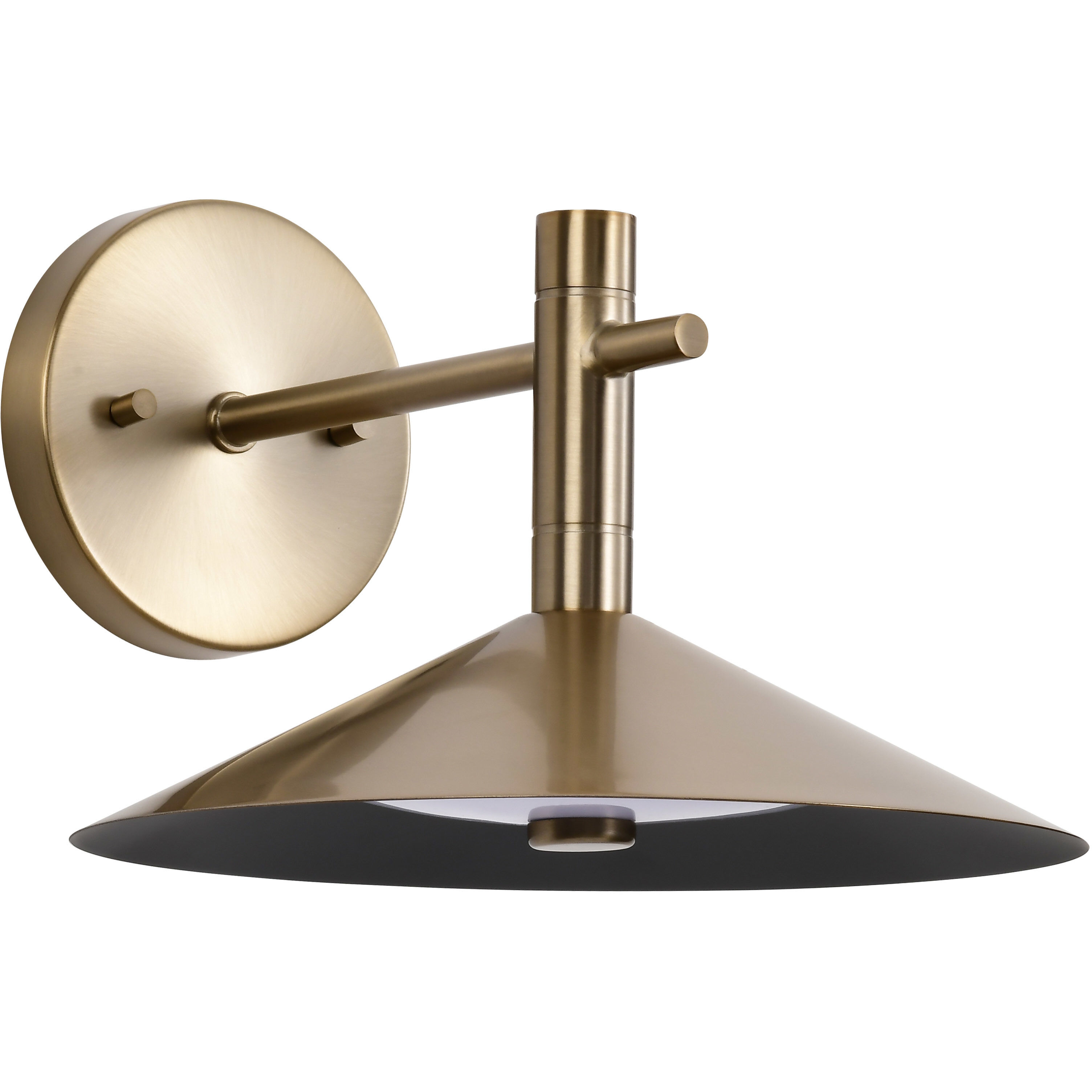 Corrine LED 9.88 inch Burnished Brass Vanity Light Wall Light