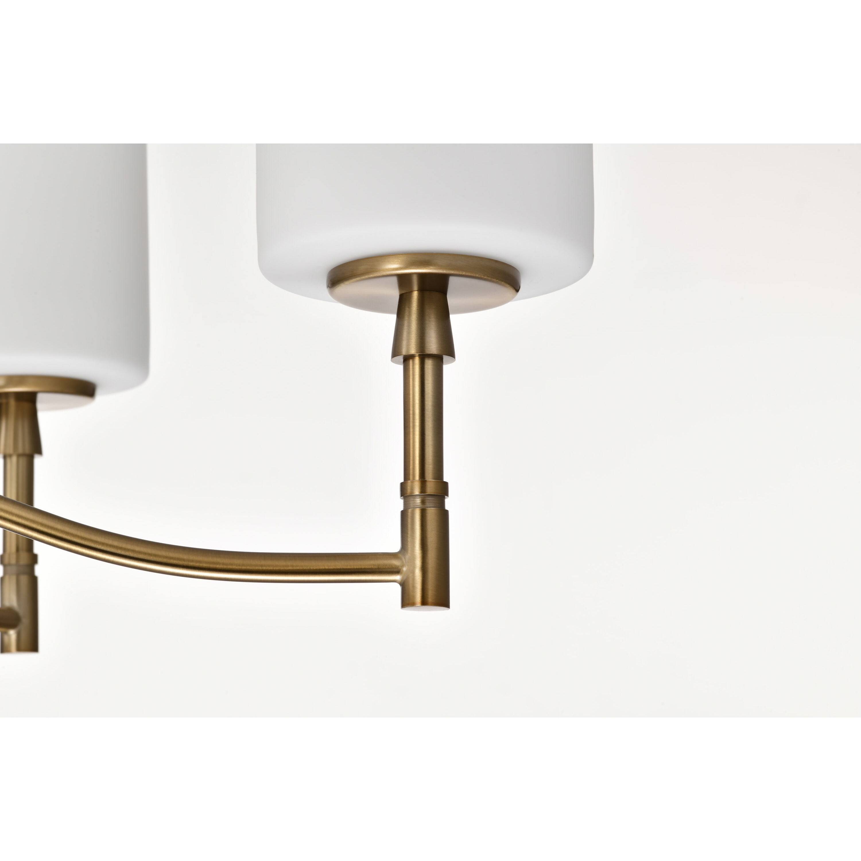 Liam 25 inch Burnished Brass Chandelier Ceiling Light