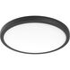 Blink Pro+ LED 19 inch Black Edge Lit Flush Mount Ceiling Light