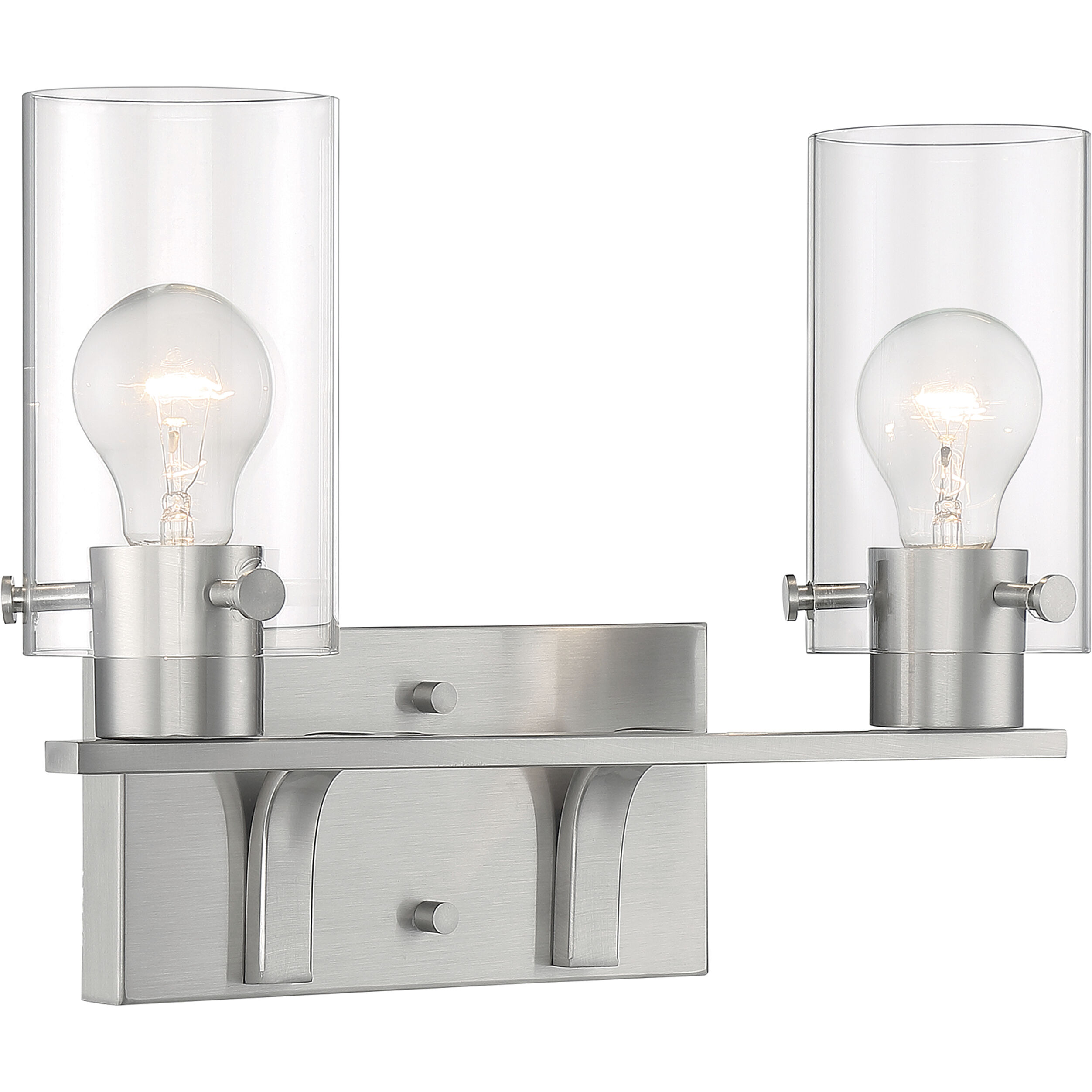 Sommerset 2 Light 15 inch Brushed Nickel Vanity Light Wall Light