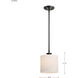 Warren 8 inch Gun Metal Pendant Ceiling Light
