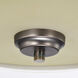 Harlow 2 Light 13 inch Hazel Bronze Flush Mount Ceiling Light