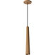 Melrose LED 2.4 inch Ash Wood Pendant Ceiling Light