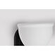 Russel 1 Light 5.38 inch Matte Black Vanity Light Wall Light
