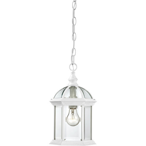 Boxwood 1 Light 8 inch White Outdoor Hanging Lantern