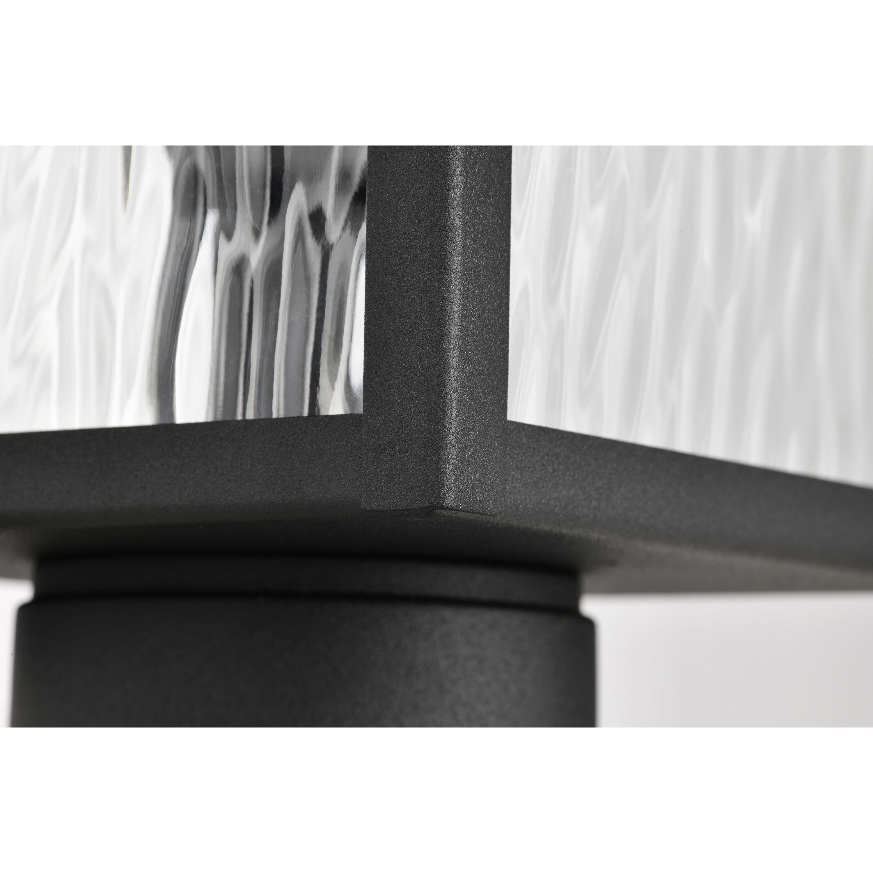 Austen 20 inch Matte Black Post Lantern