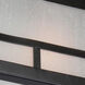 Drexel 2 Light 11 inch Stone Black Outdoor Flush Mount