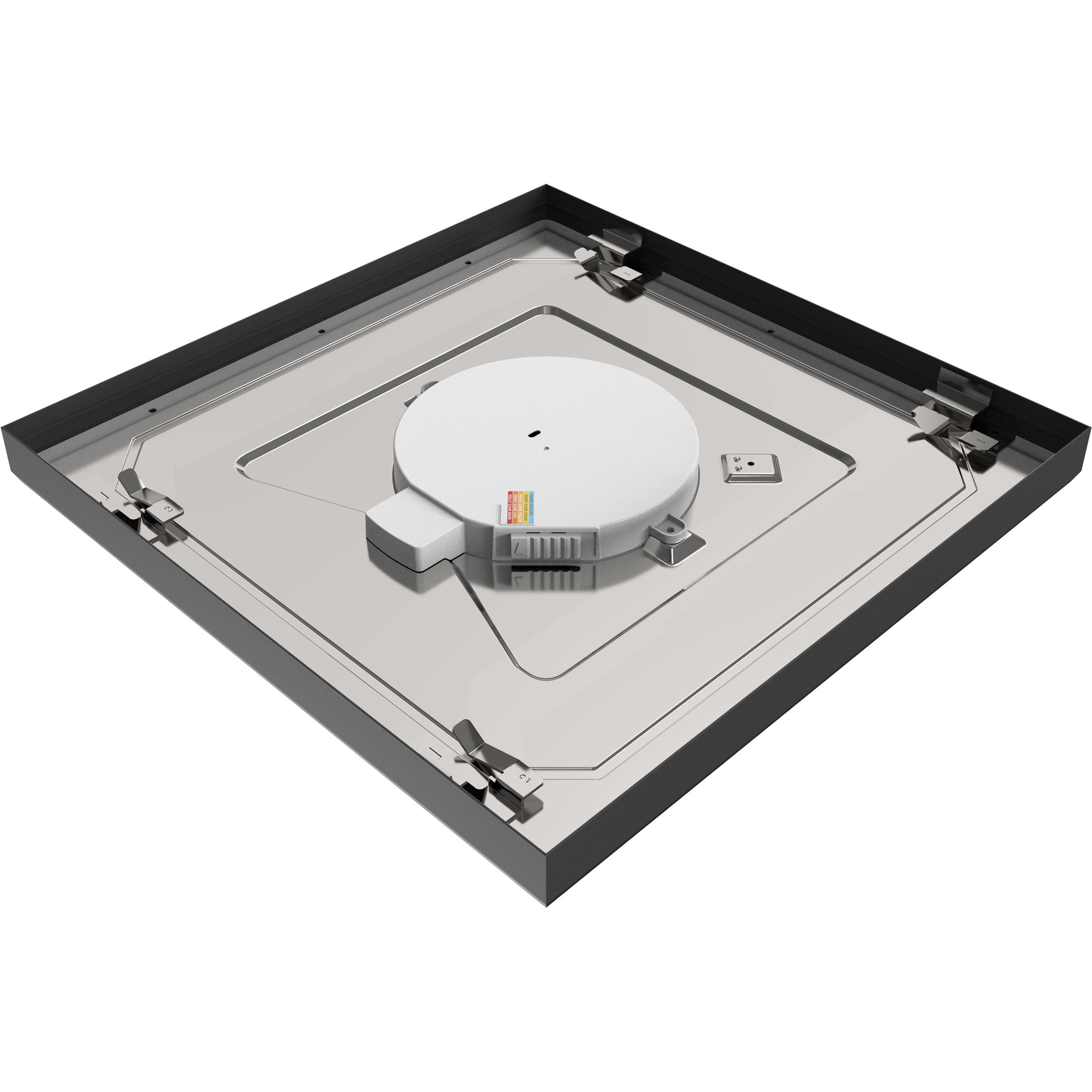 Blink Pro+ LED 12 inch Black Edge Lit Flush Mount Ceiling Light