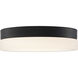 Pi LED 11 inch Black LED Flush Mount Ceiling Light