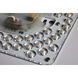Brentwood LED 15 inch White Fabric Flush Mount Ceiling Light
