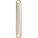 Velano LED 26 inch Brushed Brass Vanity Wall Light