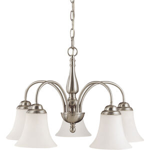 Dupont 5 Light 22 inch Brushed Nickel Chandelier Ceiling Light