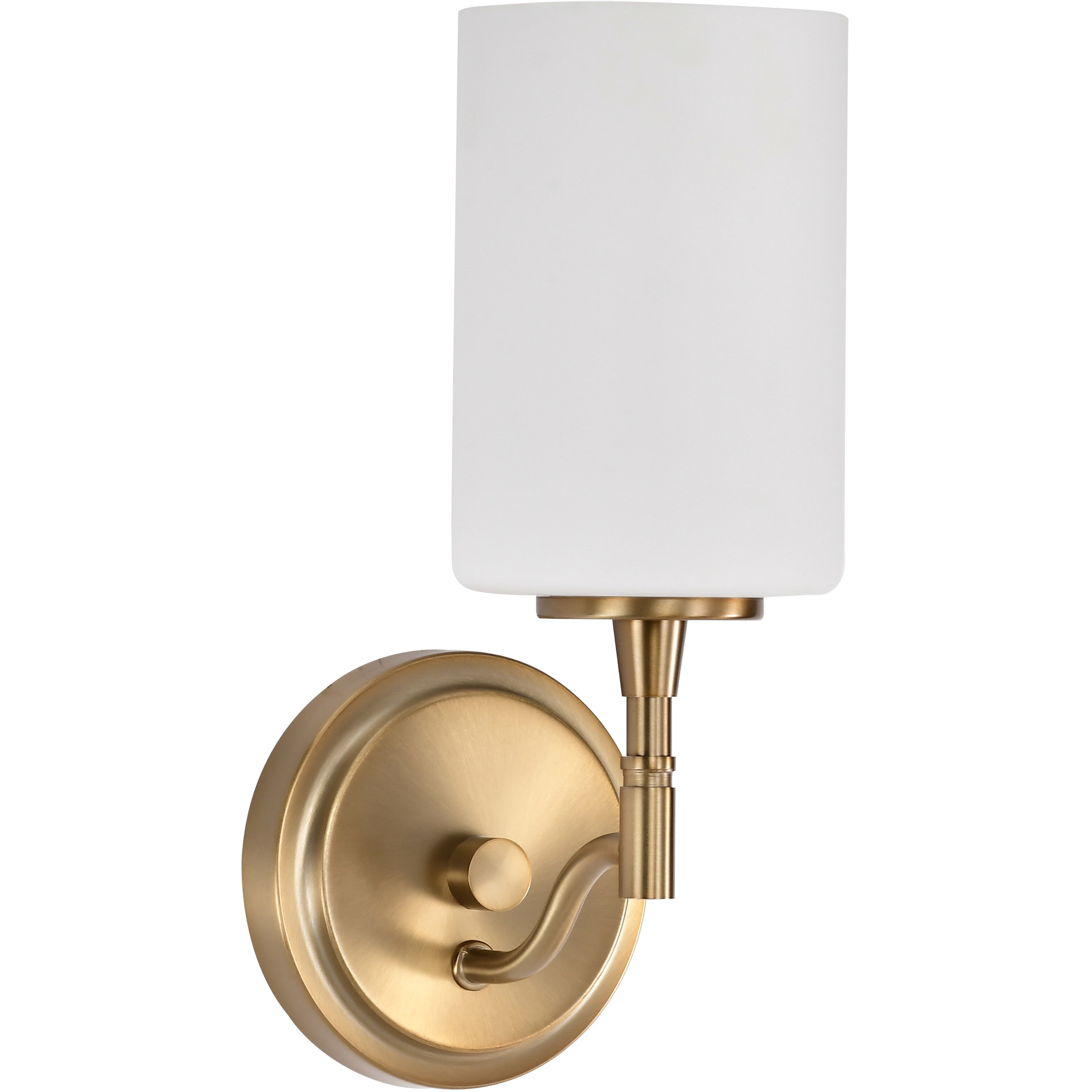 Liam 4.75 inch Burnished Brass Vanity Wall Light